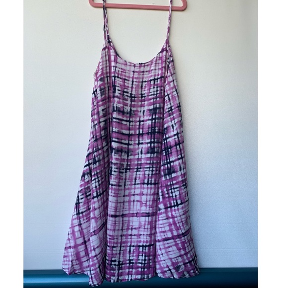 XS, Rebel Rogue, purple tie dye a-line beach dress - Picture 3 of 8
